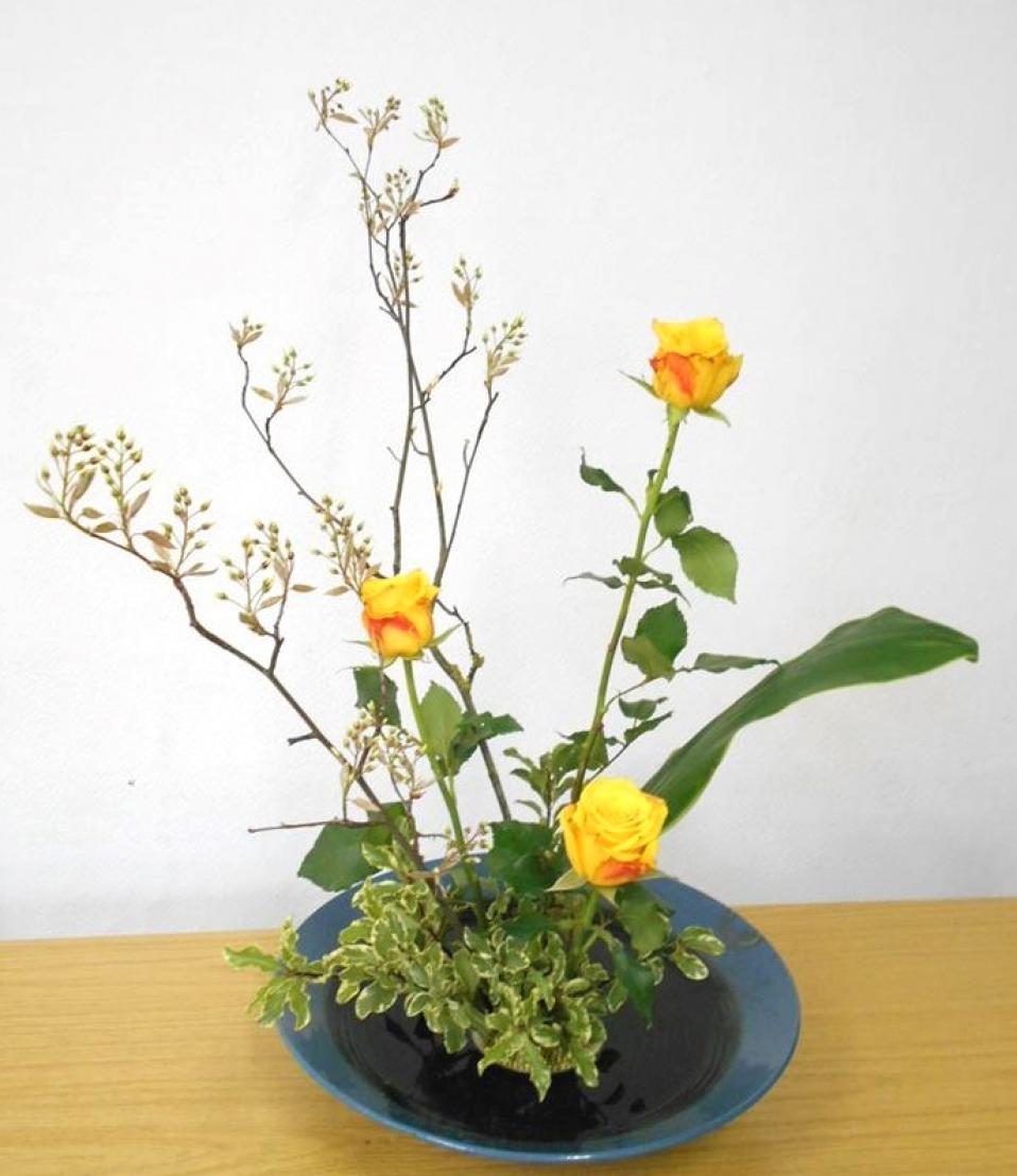 ikebana, arrangement floral japonais